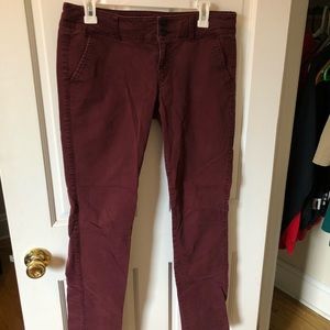 Maroon pants
